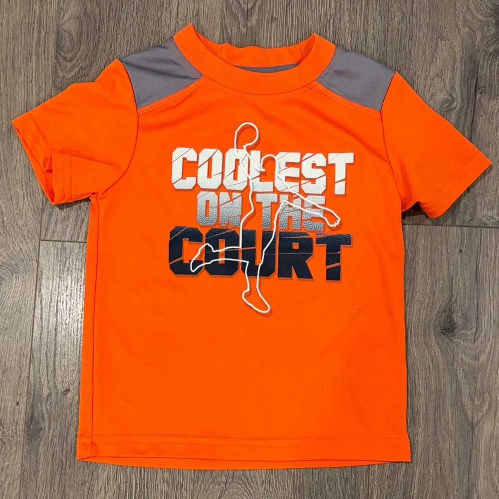 Coolest on the Court basketball tee - Toddler Boys Size 3T t-shirt shirt kids
